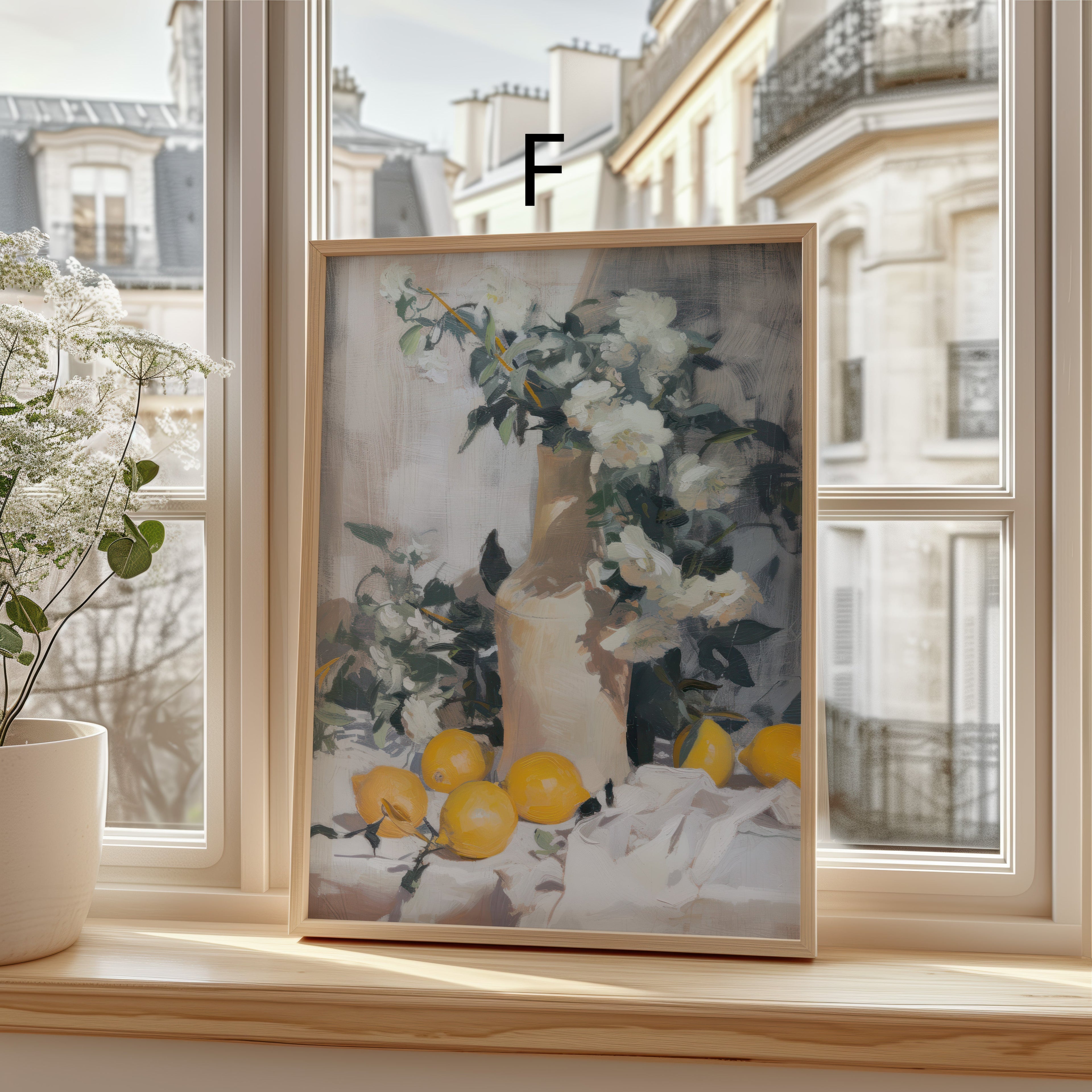 Moderne Vintage Kunst Poster · Geschenkidee · Blumen Porträt Stillleben Klassische Wandkunst · Dekoprint ohne Rahmen-7