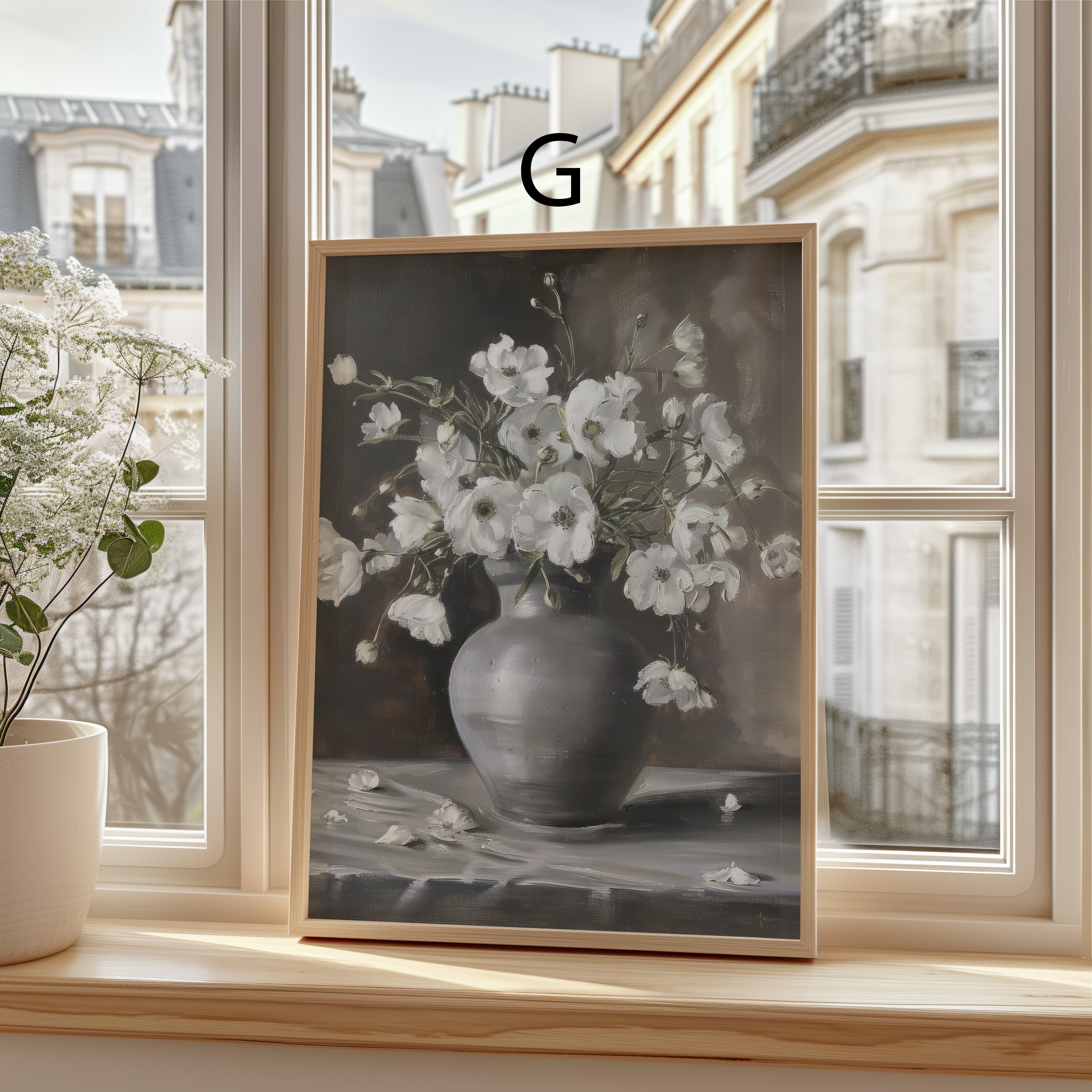 Moderne Vintage Kunst Poster · Geschenkidee · Blumen Porträt Stillleben Klassische Wandkunst · Dekoprint ohne Rahmen-8