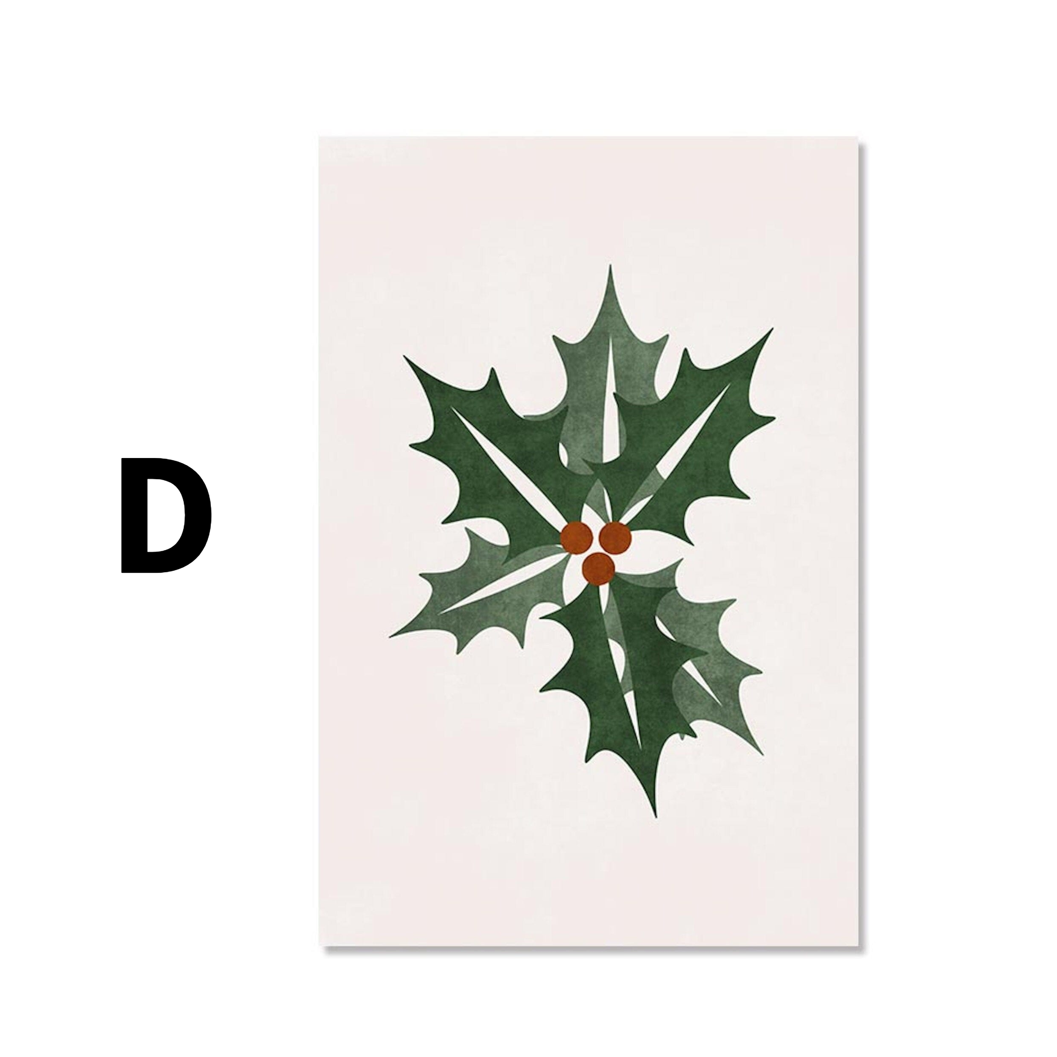 Poster Weihnachtesbaum mit Geschenken als Deko Print ohne Rahmen-5