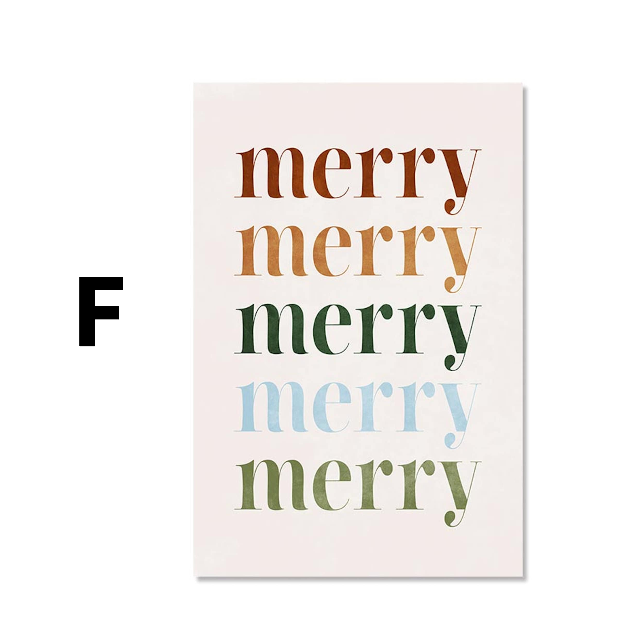 Poster Weihnachtesbaum mit Geschenken als Deko Print ohne Rahmen-7