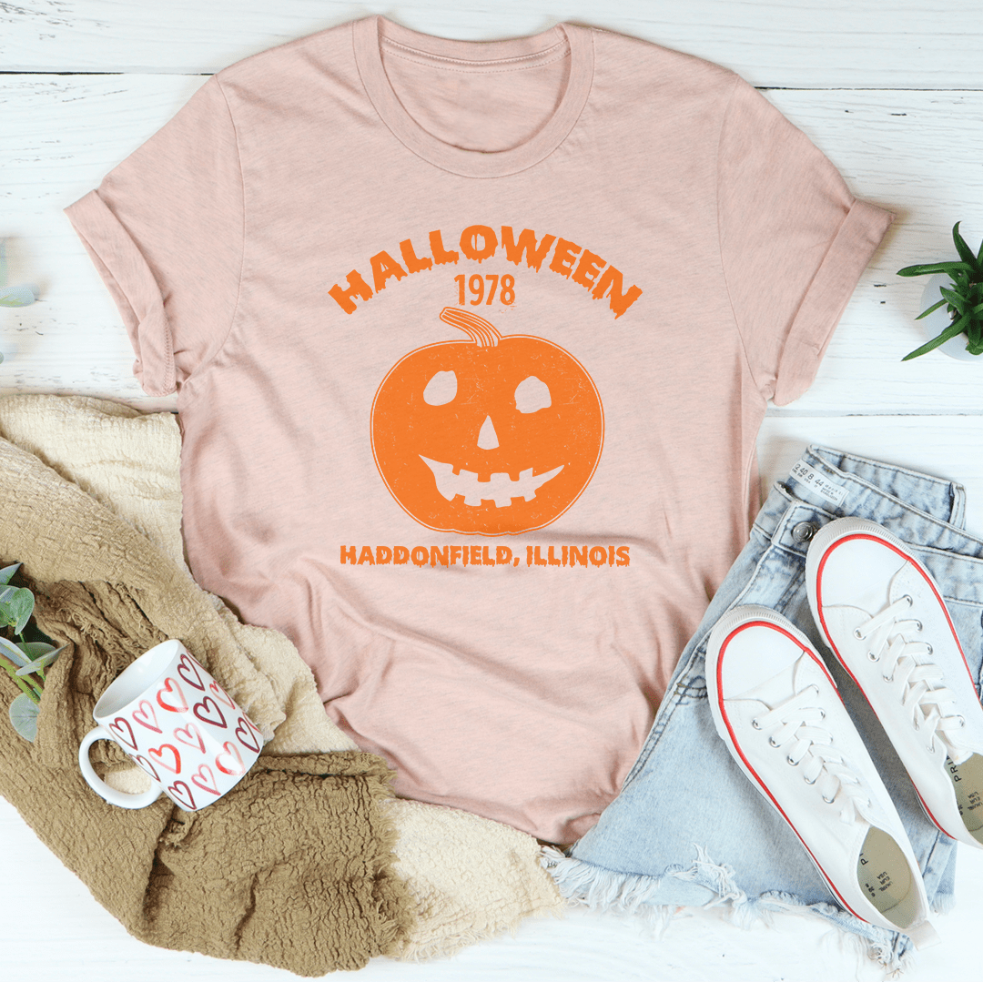 Camiseta Halloween Calabaza – Diseño Terrorífico para Mujer y Hombre
