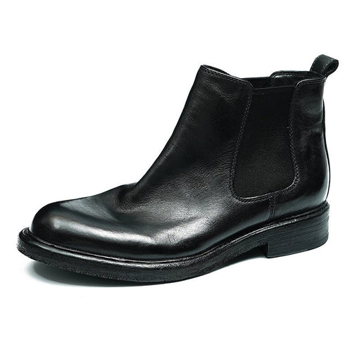 Horsehide Chelsea Boots Classic Ankle Boots for Men-1