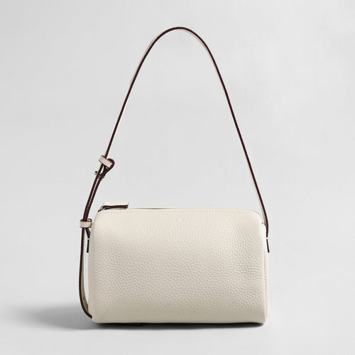 Premium Pebbled Calfskin Cylinder Bag – Trending Barrel Shoulder Crossbody-1
